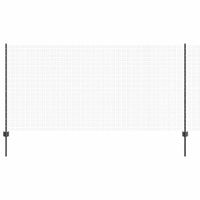 Ogrodzenie z słupkami Szary 1.2 x 25 m Stal