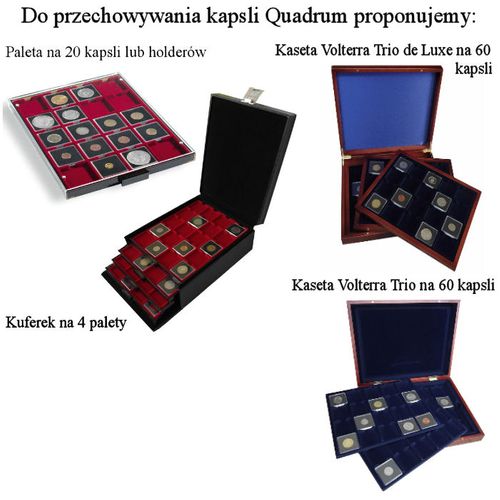Kapsle na monety QUADRUM 33 mm - LEUCHTTURM na Arena.pl