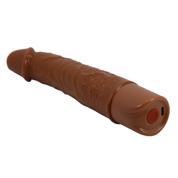 Pretty Love Leander Realistic Vibrating Dildo (Brown Edition) zdjęcie 7