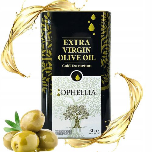 Oliwa z oliwek Extra Virgin 3L Grecka Ophellia Premium Ekstrakcja na Zimno na Arena.pl