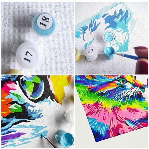 MALOWANIE PO NUMERACH Bez Ramy Na Prezent Obraz Malowania Numerach ARTNAPI na Arena.pl