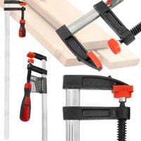 ŚCISK STOLARSKI DREWNA ZACISK UCHWYT 1000x120mm TYP F WARSZTATOWY STALOWY