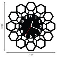 ZEGAR ŚCIENNY GEOMETRIA 38cm M 105.10
