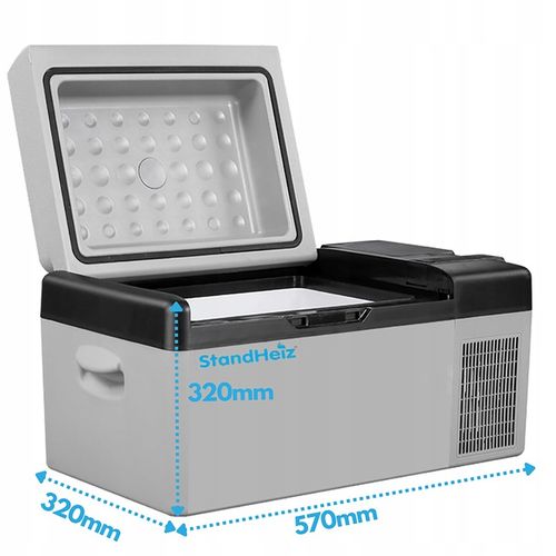 LODÓWKA TURYSTYCZNA PRZENOŚNA KOMPRESOROWA 20L KAMPER 12V24V 230V STANDHEIZ na Arena.pl