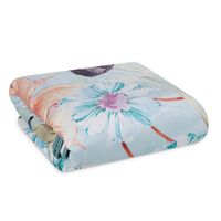 Narzuta 220x240 cm Arleta Premium welur kolorowy motyw roślin