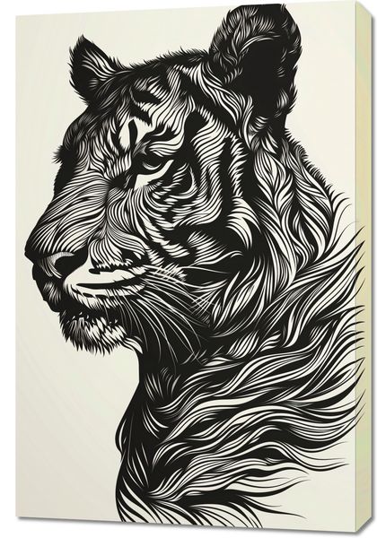 Obraz 60x90cm Tygrysi Gwizd zdjęcie 1