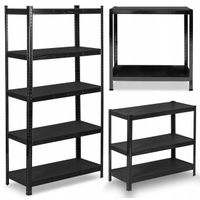 Regał magazynowy metalowy HUMBERG 180 x 90 x 40 cm max 175 kg na półkę