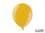 Balony metallic złote, 30 cm 10 szt.