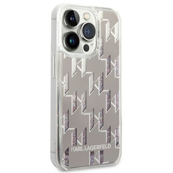 Etui Karl Lagerfeld do iPhone 14 Pro, Srebrny zdjęcie 4