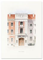 Plakat budynek architektura 61x91 cm