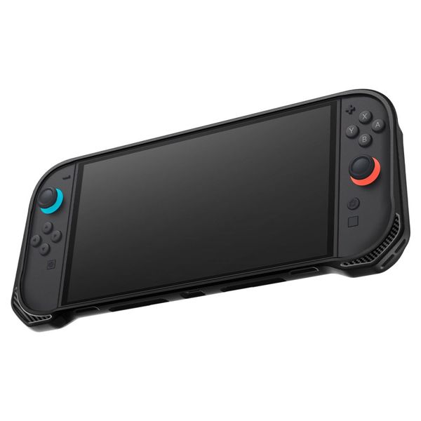 spigen rugged armor nintendo switch 2 matte black zdjęcie 2