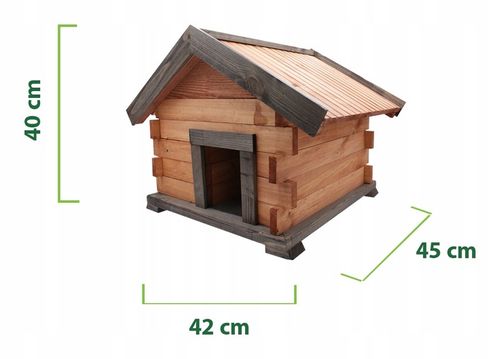 Domek dla jeży budka lęgowa dla jeża z drewna KLJ2 na Arena.pl