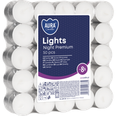 Świece Bispol Night Lights 8h 50 sztuk