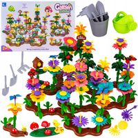 KLOCKI DO ZBUDOWANIA KWIATÓW OGRÓD RABATKA 322 el. Zestaw konstrukcyjny