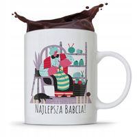 Kubek Dla Babci Na Imieniny Najlepsza Babcia Z Nadrukiem Ze Zdjęciem