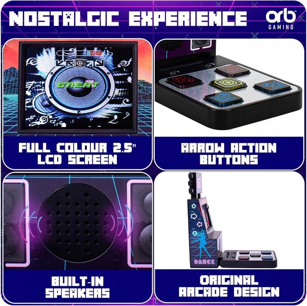 przenośna mini konsola orb retro mini fingerdance arcade machine zdjęcie 2