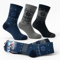 3x WEŁNIANE Naturalne SKARPETY MESKIĘ TERMOAKTYWNE skarpetki CIEPŁE