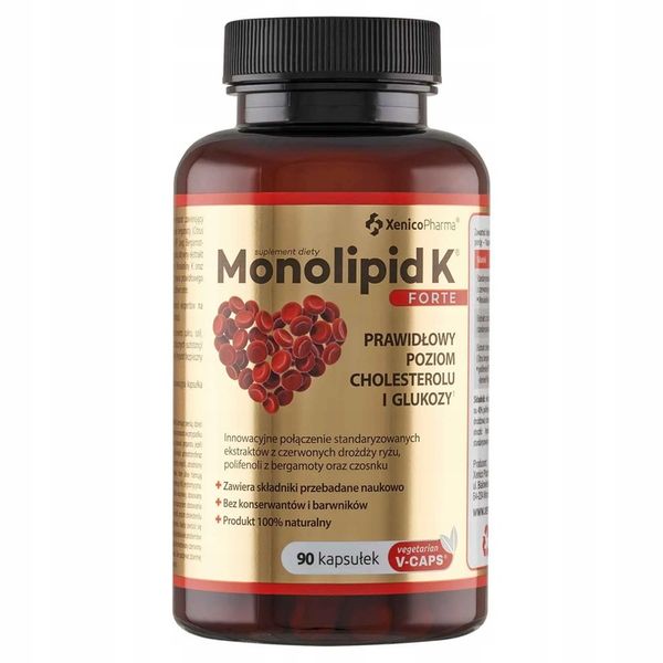 MONOLIPID K FORTE 90 kapsułek zdjęcie 1