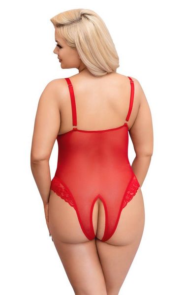 Crotchless Body Red 4Xl zdjęcie 5