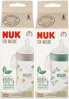 NUK 742005 Butelka 260 ml For Nature smoczek sil. M
