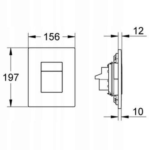 Przycisk spłukujący biały/biel alpejska Skate Cosmopolitan GROHE 38732SH0 na Arena.pl