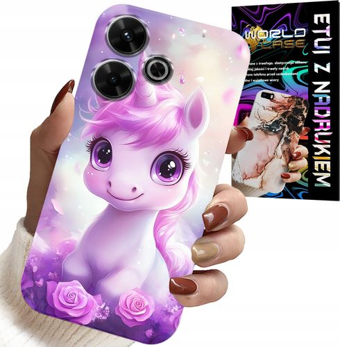 ETUI DO XIAOMI REDMI 13 4G - SŁODKI JEDNOROŻEC, WZORY DLA DZIECI CASE na Arena.pl