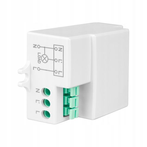 Czujnik RUCHU zmierzchu LED sensor MIKROFALOWY flat na Arena.pl