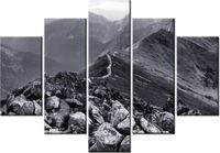 105CM 150CM OBRAZ 5 ELEM WIDOK GÓRSKI DRUK