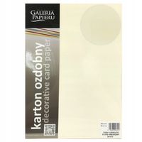 Karton Ozdobny Ryps Kremowy (20) 180G 7693