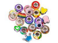 DUŻY ZESTAW DO TWORZENIA ROBIENIA BIŻUTERII, KORALIKI