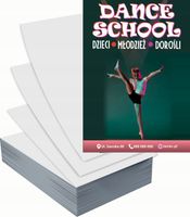 Ulotki A4 reklamowe firmowe 5000szt projekt w cenie szkoła tańca