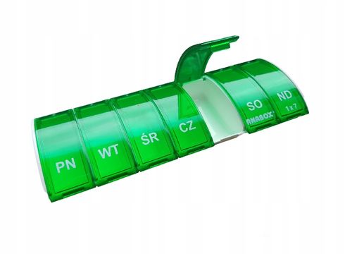 Pudełko pojemnik na tabletki leki ORGANIZER anabox na Arena.pl