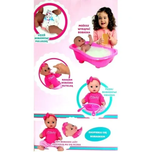 LALKA SIKAJĄCA 43cm BOBAS NEWBORN Bobasek PL na Arena.pl