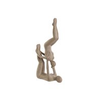 Emaga Figurka Dekoracyjna Home ESPRIT Beżowy Yoga 21,4 x 8,8 x 40 cm