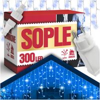 SOPLE LAMPKI CHOINKOWE 300 LED 15,2 M ZEWNĘTRZNE ŚWIĄTECZNE ŚWIATEŁKA FLASH