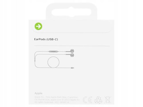 Oryginalne Apple EarPods USB-C Słuchawki Typ-C do iPhone 15 iPad MacBook na Arena.pl