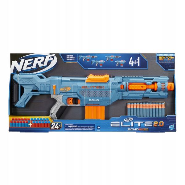 PISTOLET NERF ELITE 2.0 ECHO CS-10 4W1 +24 STRZAŁKI zdjęcie 3