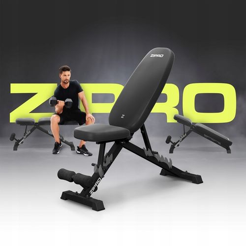 Ławka Treningowa do ćwiczeń Ławeczka prosta regulowana Składana Zipro na Arena.pl