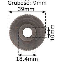 Koło zębate zębatka do wiertarki 39x10x9mm 47 zębów