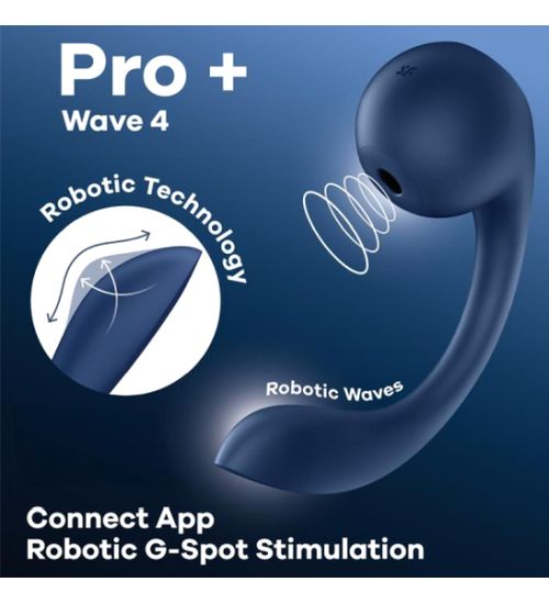 Nowoczesny Podwójny Stymulator Pro + Wave 4 zdjęcie 2