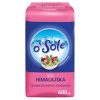 o'Sole Sól himalajska drobnoziarnista jodowana 600 g