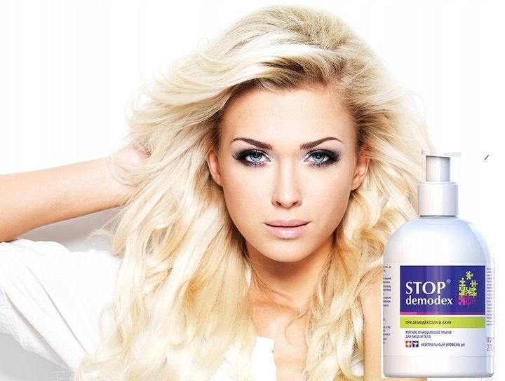 STOP DEMODEX MYDŁO DO TWARZY I CIAŁA NUŻYCA DEMODEKOZA TRĄDZIK 270 ml zdjęcie 2