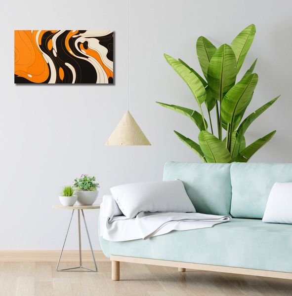 Obraz 60x30cm Tańczący Atrament zdjęcie 2