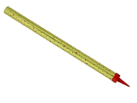 fontanna tortowa 25cm złota/czerwone gwiazdki 12szt.