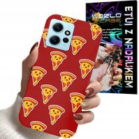 ETUI CASE DO XIAOMI NOTE 12S 4G - PIZZA DAMSKIE WZORY PĄCZKI PIANKI PLECKI