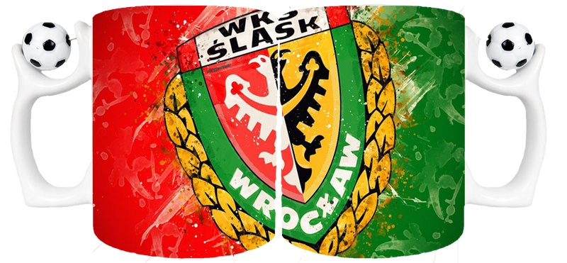 Kubek z piłką dla Fana WKS Śląsk Wrocław zdjęcie 1