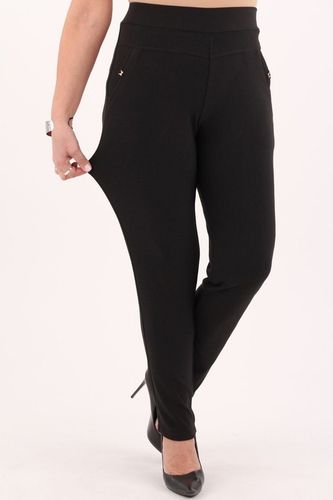 SPODNIE DAMSKIE WYSOKI STAN GŁADKIE BAWEŁNIANE ELASTYCZNE DUŻE ROZMIARY na Arena.pl