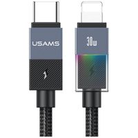 kabel usams sj776 pd 30w usb-c/lightning 1.2m tarnish