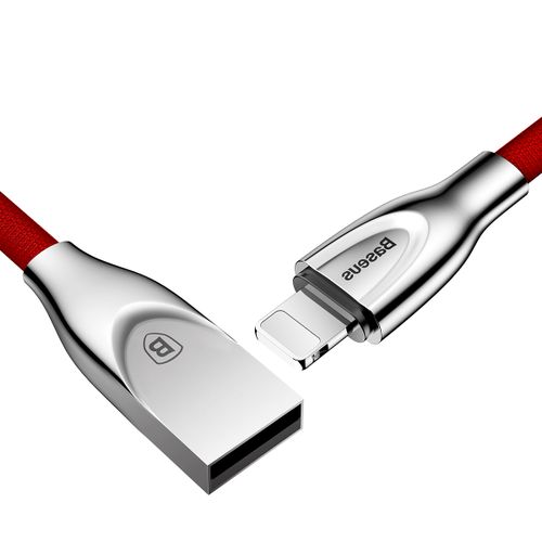 Kabel USB lightning Iphone Baseus Zinc 100cm 2A QC czerwony na Arena.pl