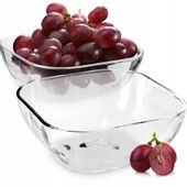 KADAX Salaterka Miska Szklana 16cm Przekąski 2szt